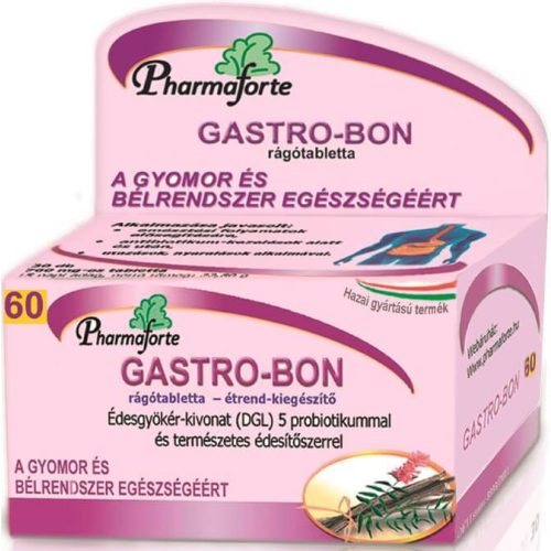 Pharmaforte GASTRO-BON rágótabletta - 60+30 db