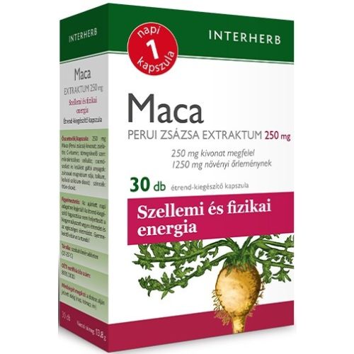 INTERHERB NAPI1 Maca Extraktum 250 mg - 30 db kapszula