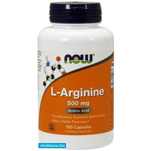 NOW L-Arginine 500 mg - 100 db