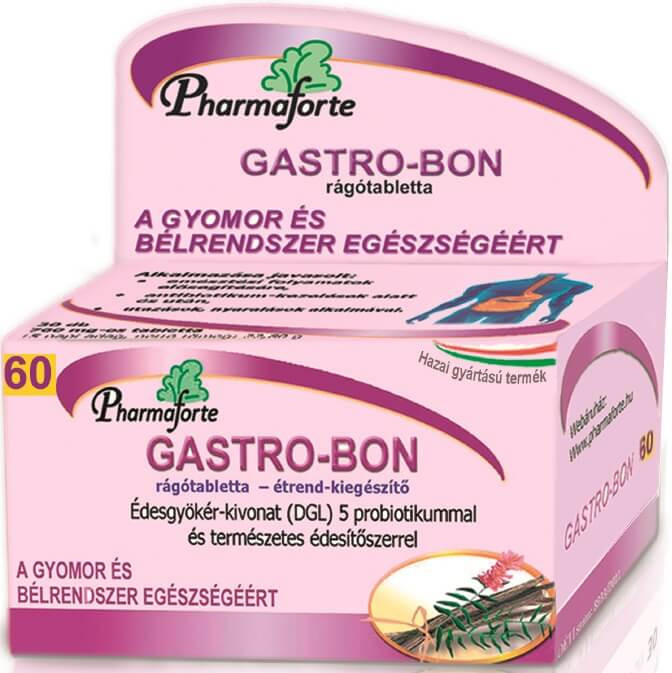 Pharmaforte GASTRO-BON rágótabletta - 60 db